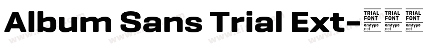 Album Sans Trial Ext字体转换